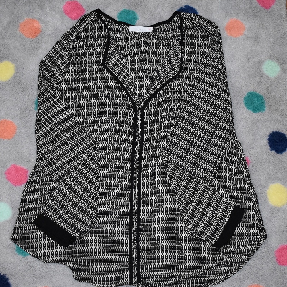 Lush Blouse - black & white